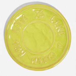 NIB Urban Outfitters Love Is Like A Warm Roll (Set of 4) Side Plates